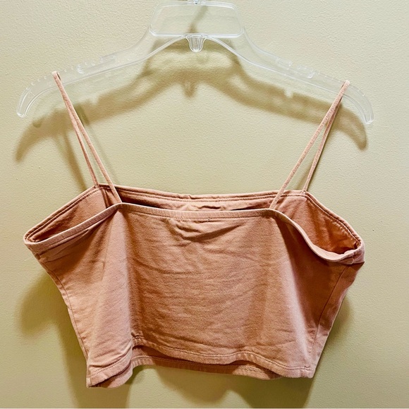 Open Edit Women's Beige Crop Top Large - Picture 3 of 5